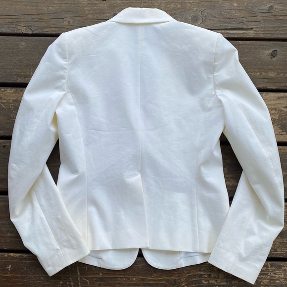 Theory off white single button blazer single button - Picture 6 of 6